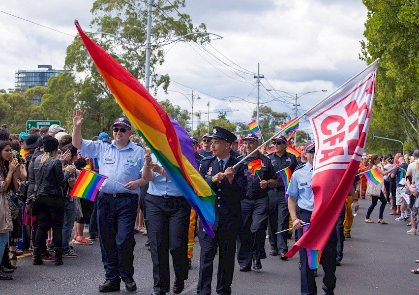 Firies march with pride GOLD 1242 & GOLD FM 98.3 Local / National News